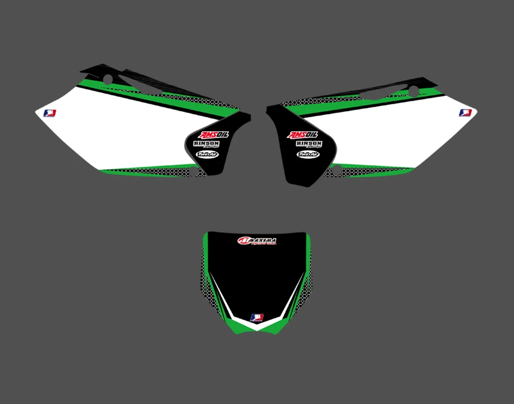 NICECNC завершена графические наклейки комплект для Kawasaki KXF250 KXF 250 KX250F KX 250F 04 05