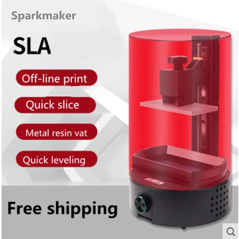 Sparkmaker, полимерный принтер, 3d стоматологический ювелирный пресс, лазерный УФ принтер, офлайн принт 98*55*125 мм, объем сборки, УФ полимерный 3d принтер