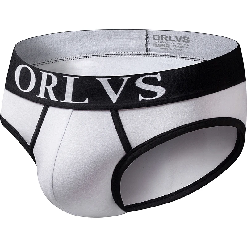 ORLVS 2019 мужские сексуальные трусы брифы из хлопка нижнее белье cueca