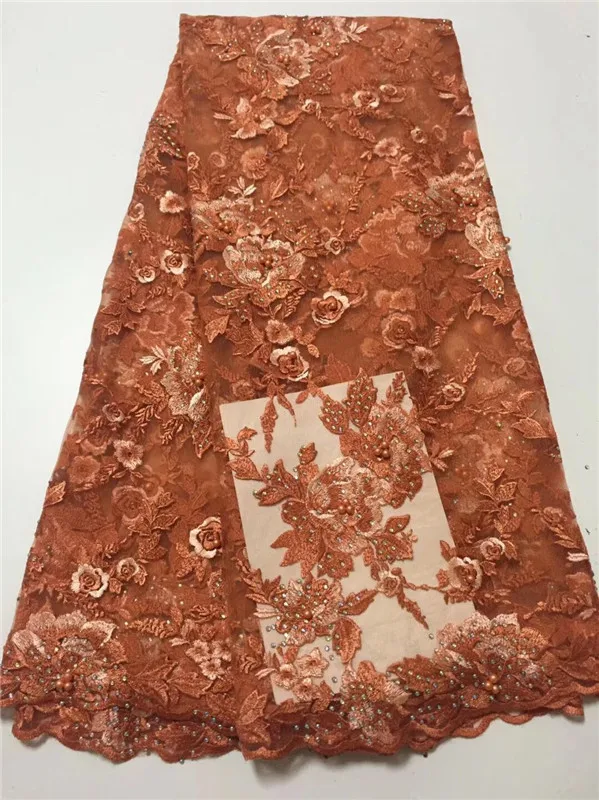 Тюлевое кружево с бусинами в африканском стиле свадебное зеленое Голубым Озером