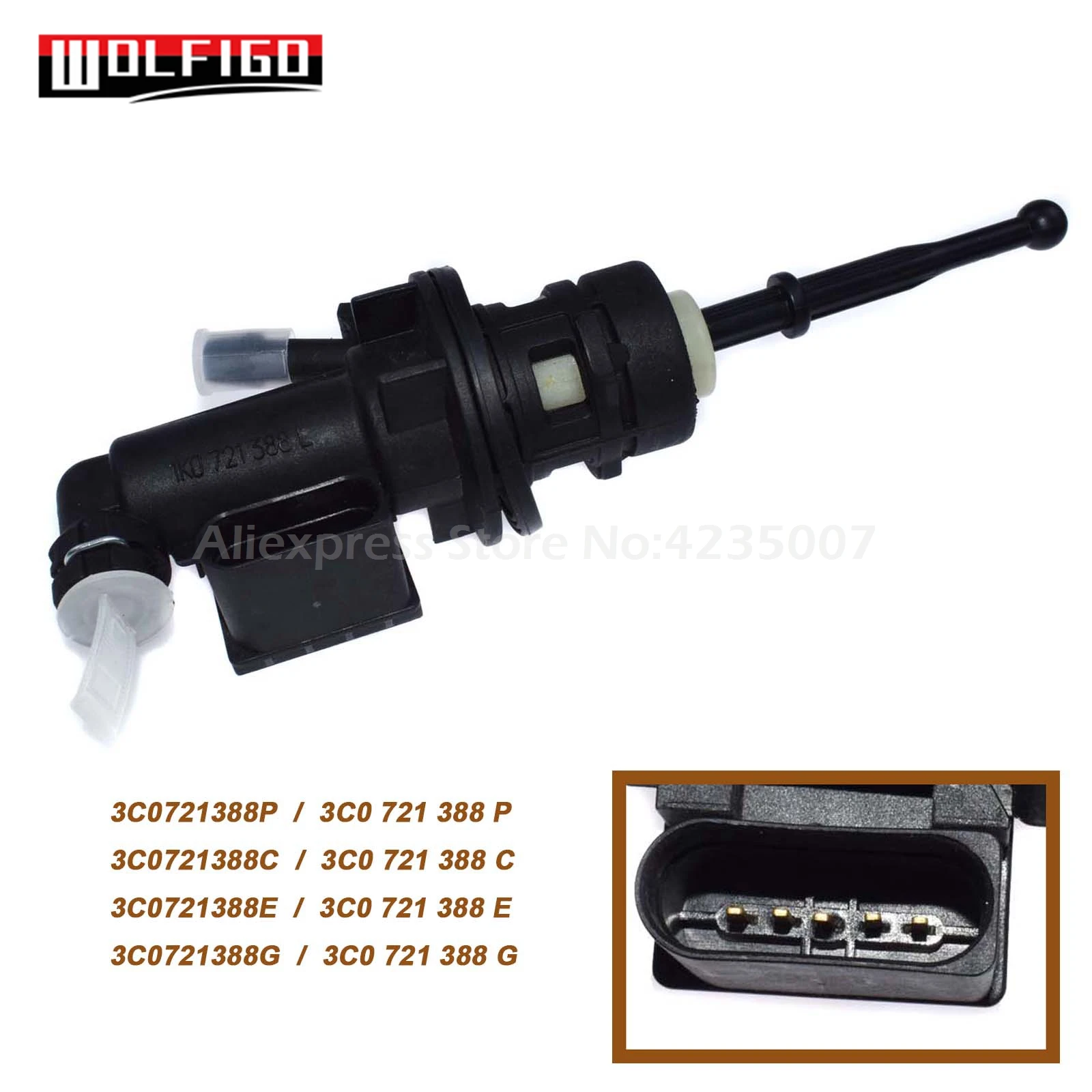 WOLFIGO для Audi Q3 VW Passat Golf SEAT ALHAMBRA главный цилиндр сцепления 3C0721388C, 3C0721388J, 3C0 721 388 C, 3C0 721 388 E