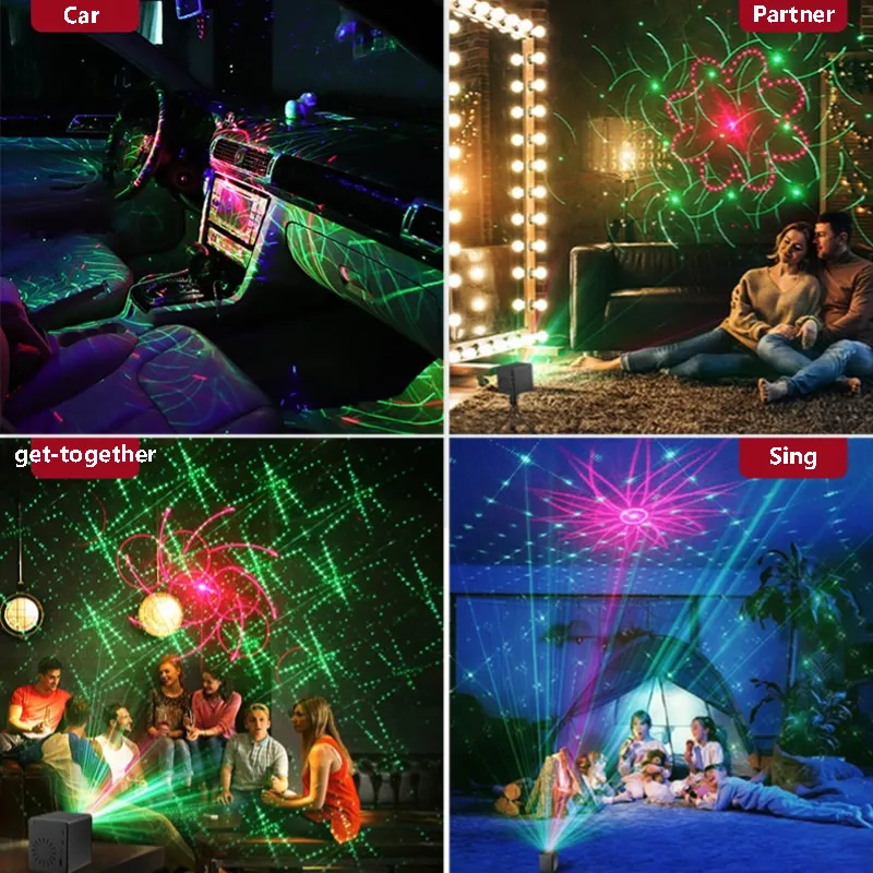 KTV flash лазерный свет интеллектуальное Голосовое управление бар комната сцена и DJ