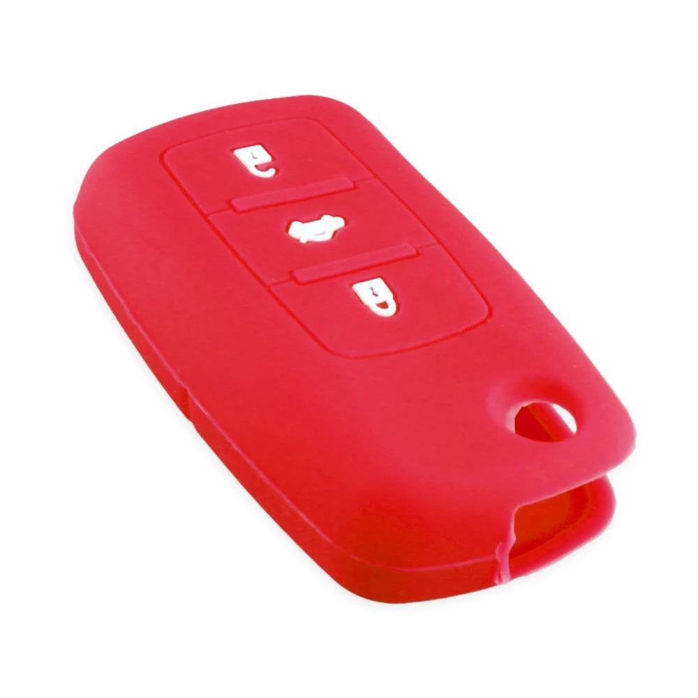 KEYYOU Hot Silicone Car Key Cover Case Shell Fob For VW Golf Bora Jetta POLO GOLF Passat Skoda Octavia A5 Fabia SEAT Ibiza Leon