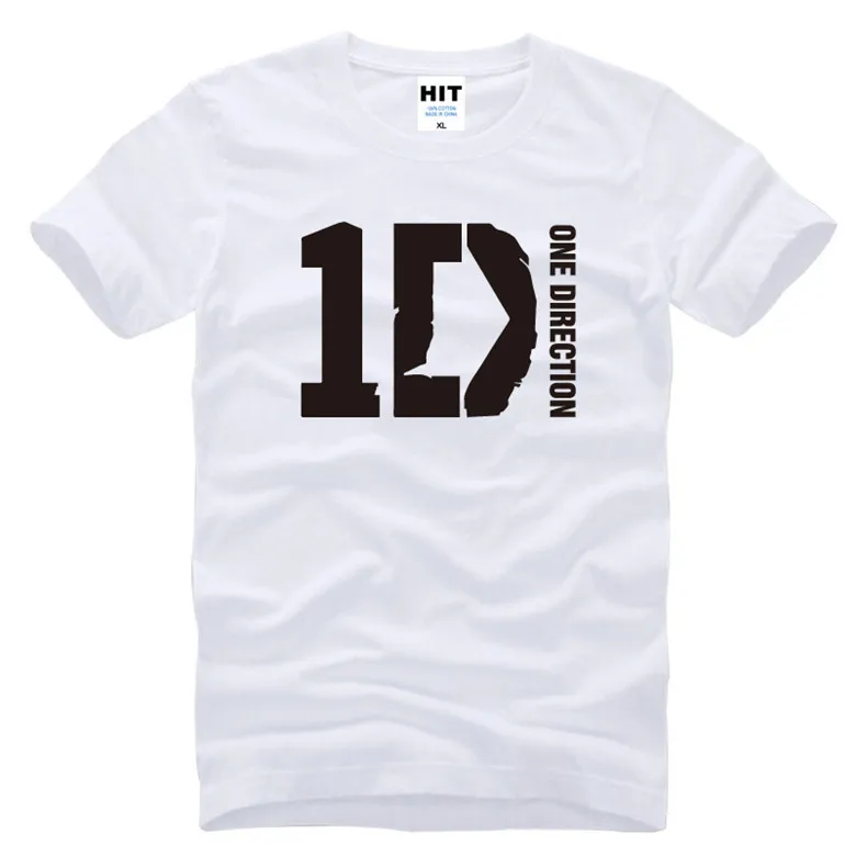 Новые Смешные One Direction 1D Рок-Музыки мужская Футболка для Мужчин 2017 Новый Коротким