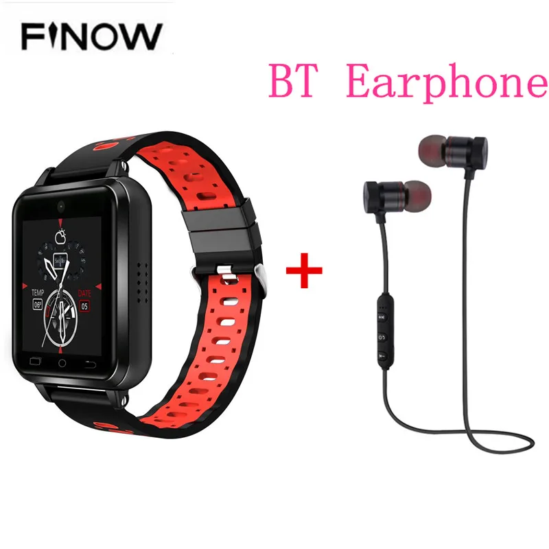 Finow Q1 Pro 4 г smart watch Android 6 0 MTK6737 1 ГБ/8 ГБ SmartWatch телефон Heart Rate sim-карты поддержка