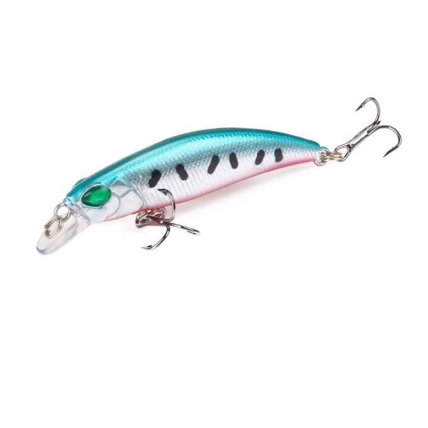 

Slowly Sinking Minnow Fishing Lure 65mm 4g Artificial Japan Hard Bait Bass Pike Wobblers Crankbait Carp Fishing