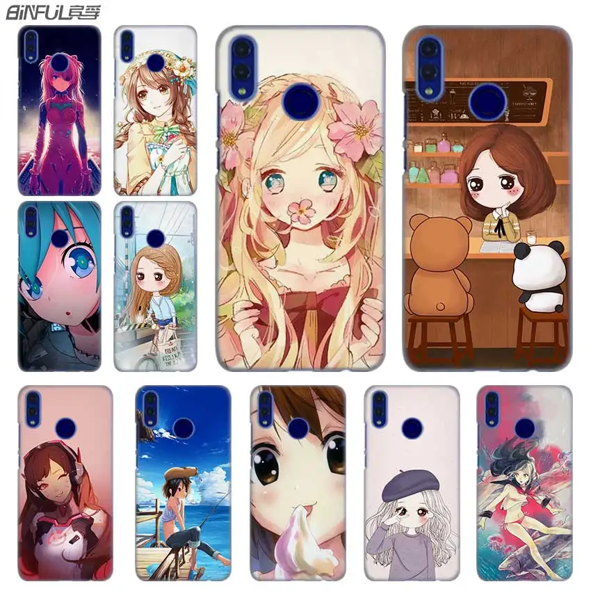 Модный Роскошный чехол для телефона Huawei Honor 30 20 10 9 9X Lite 7a Pro 30s 10i 9a 8a 8X милый аниме