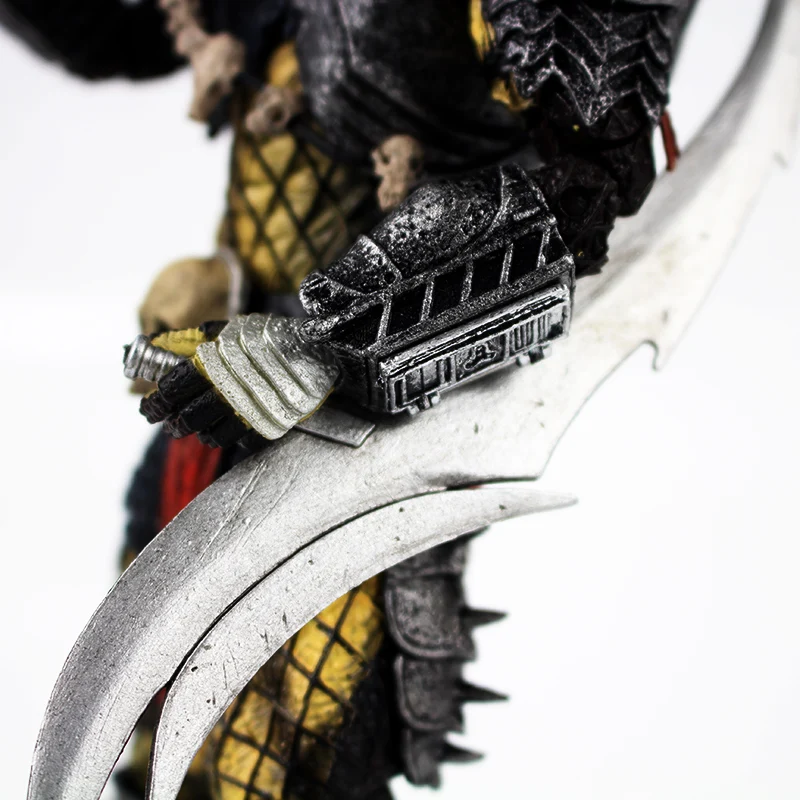 20-22 см NECA фигура хищника игрушки инопланетяне против Хищника бетон джунгли Охотник демон с оружием 30-летие ПВХ Модель Куклы