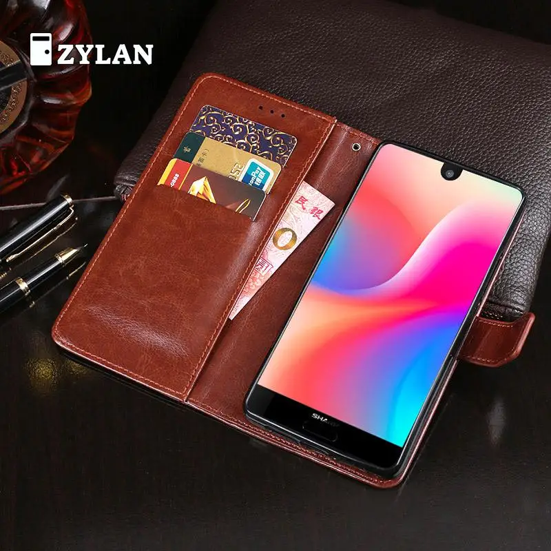 ZYLAN для Sharp Aquos S3 Mini Роскошный кожаный флип-чехол FS8018 защитный чехол телефона