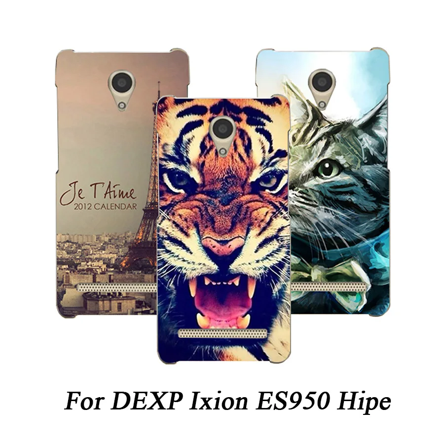 Чехол из ТПУ с мультяшными животными и цветами для Dexp Ixion ES950 чехол телефона