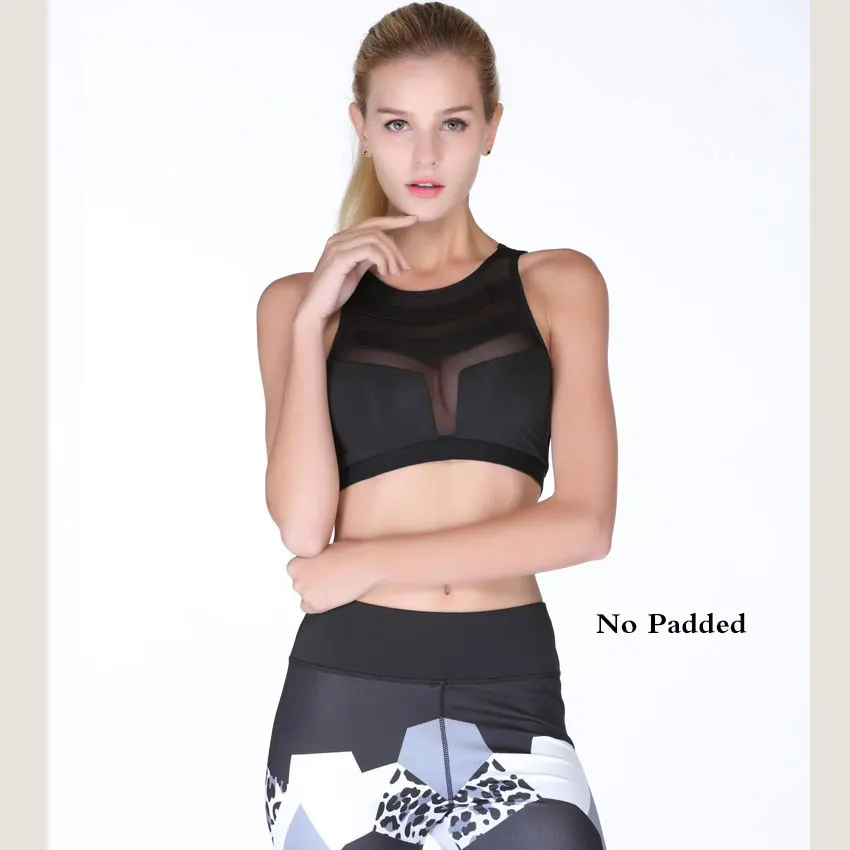 2167-Black No Padded NUSION HEAL Женская Спортивная футболка для йоги градиентного цвета с длинным рукавом гигроскопичная быстросохнущая эластичная футболка для фитнеса женские футболки - Цвет: 2167-Black No Padded