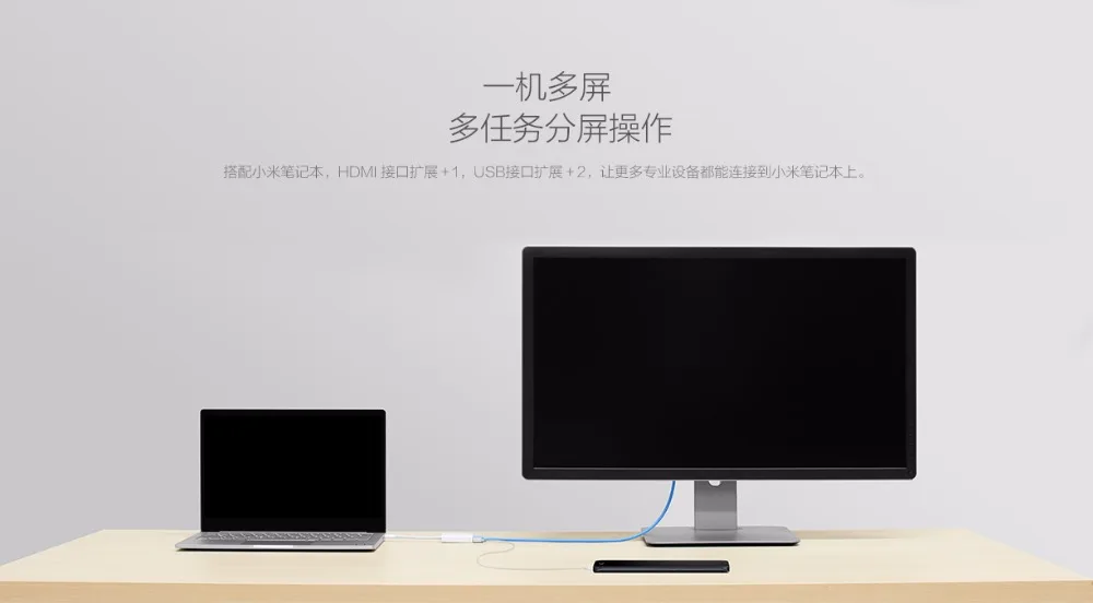 Оригинальный Xiaomi mi ноутбук Air USB-C HD 4k USB 3 0 многофункциональный адаптер usb type C PD 2 |