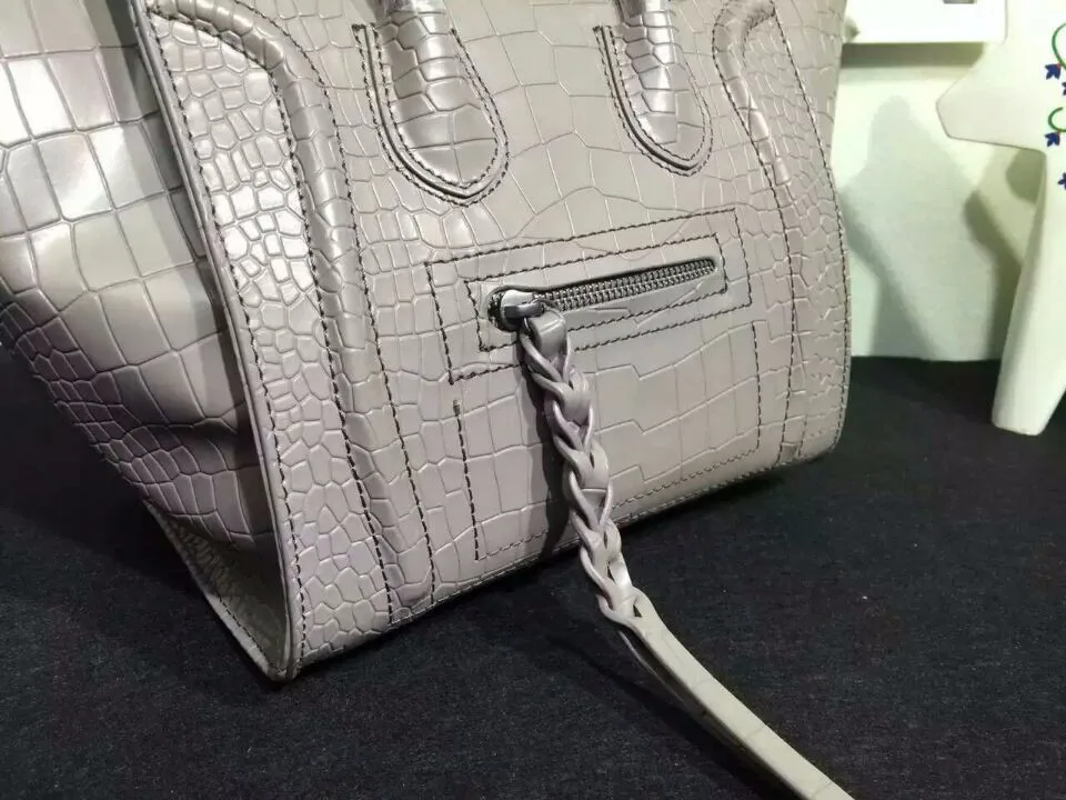 Летучая мышь крокодиловая кожа tote известный бренд уши сумки-мессенджеры женские сумки из натуральной кожи смайлик