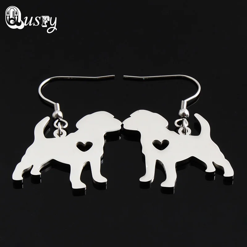 Шнауцер чихуахуа бигль Дог Papillon кавалер Кинг чарльз спаниель собака серьги