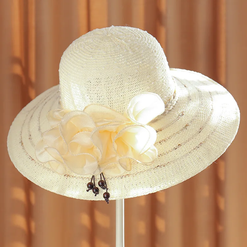 Оптовая продажа Для женщин Летняя шляпа kapelusz damski lato Chapeau Femme Ete плоский Брим
