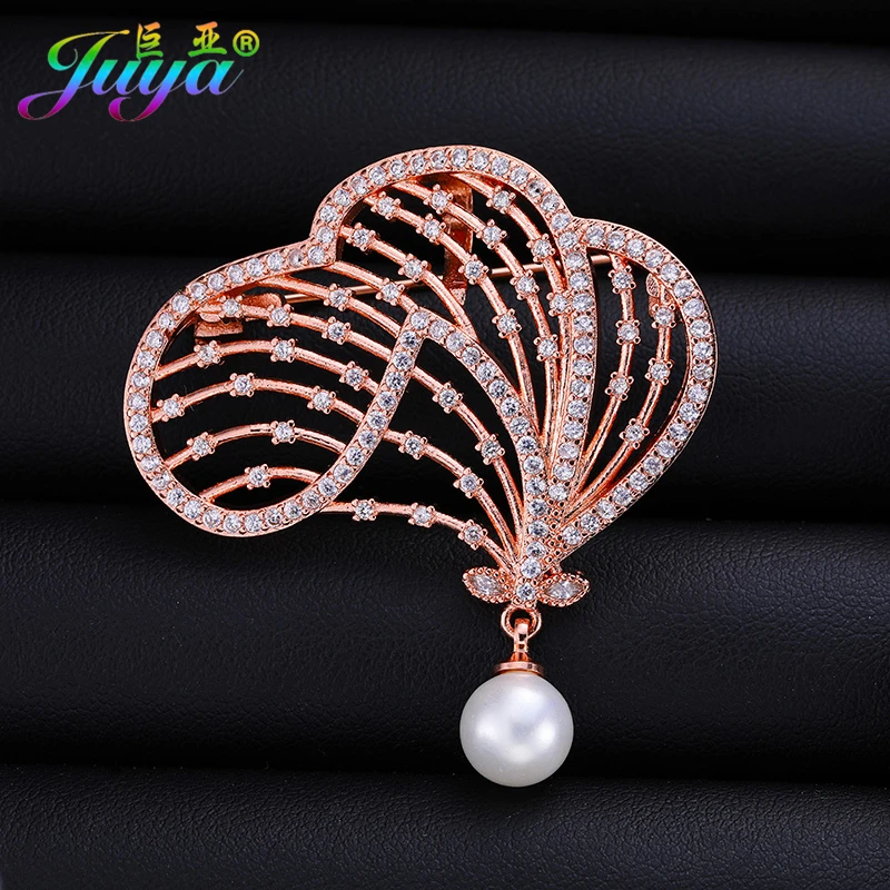 2017 модные Кристаллы Стразы Ali Moda жемчуг золотой цветок булавка для лацкана