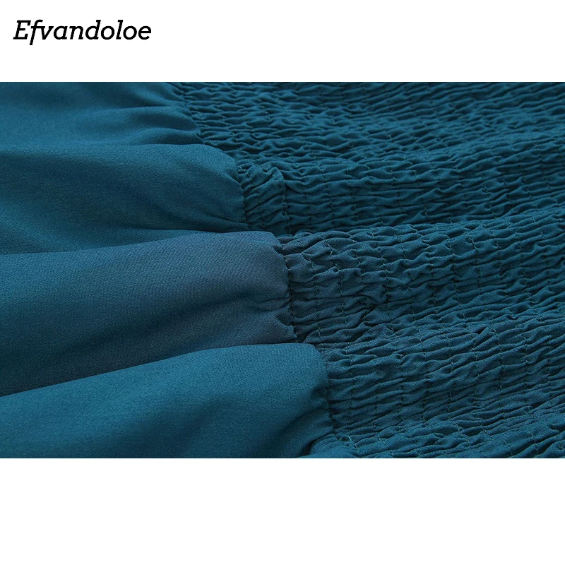 Элегантная Белая Блузка Efvandoloe Женские однотонные топы женская блузка с длинным