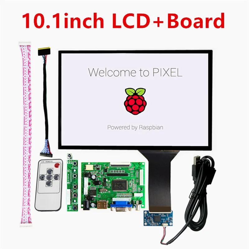 10 1-дюймовый HDMI + VGA 2AV аудиовход ЖК-монитор плата контроллера с емкостной