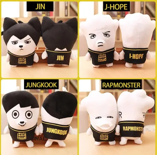 Новый kpop BTS Bangtan мальчики коробка версии куклы уродливые детские сумки рисунок