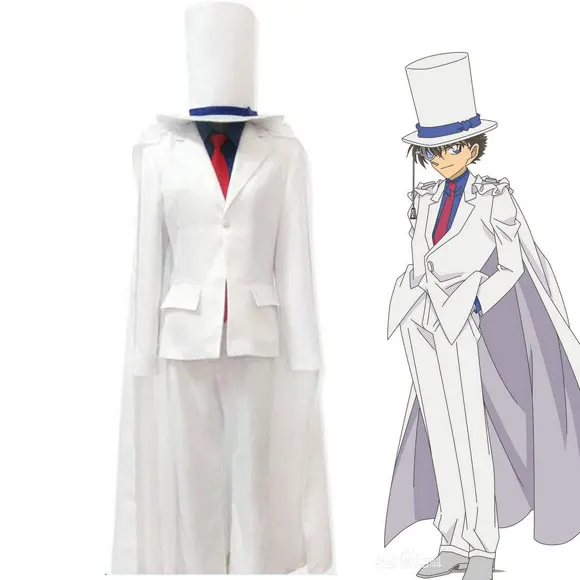 

Косплей японский аниме дети фантомный вор/Kaitou Kiddo мальчик/девочка Cos Одежда