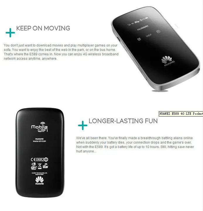 Разблокированный Huawei E589U-512 4g Мобильная компиляция java-приложений! LTE Wi-Fi модем