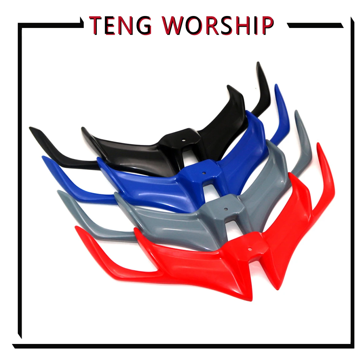 Передний обтекатель мотоцикла аэродинамические крылышки ABS пластиковая крышка