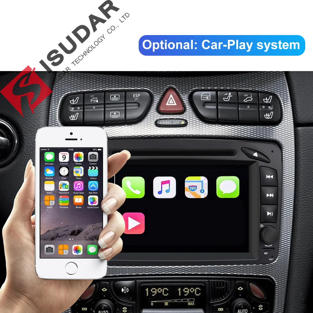 Isudar Автомобильный мультимедийный плеер Android 8,0 gps 2 автомобиля гама радио DSP для Mercedes Benz/W209/W203 Viano/W639/Vito FM радио