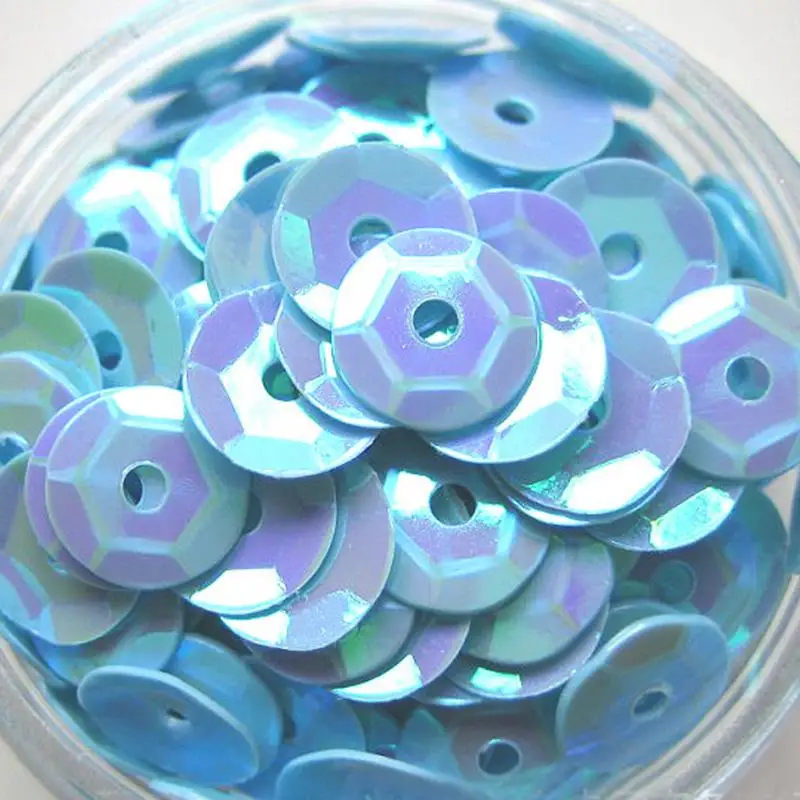 Lake Blue 400 шт 6 мм DIY круглые Швейные Блестящие Блестки аксессуары для одежды разных цветов - Цвет: Lake Blue