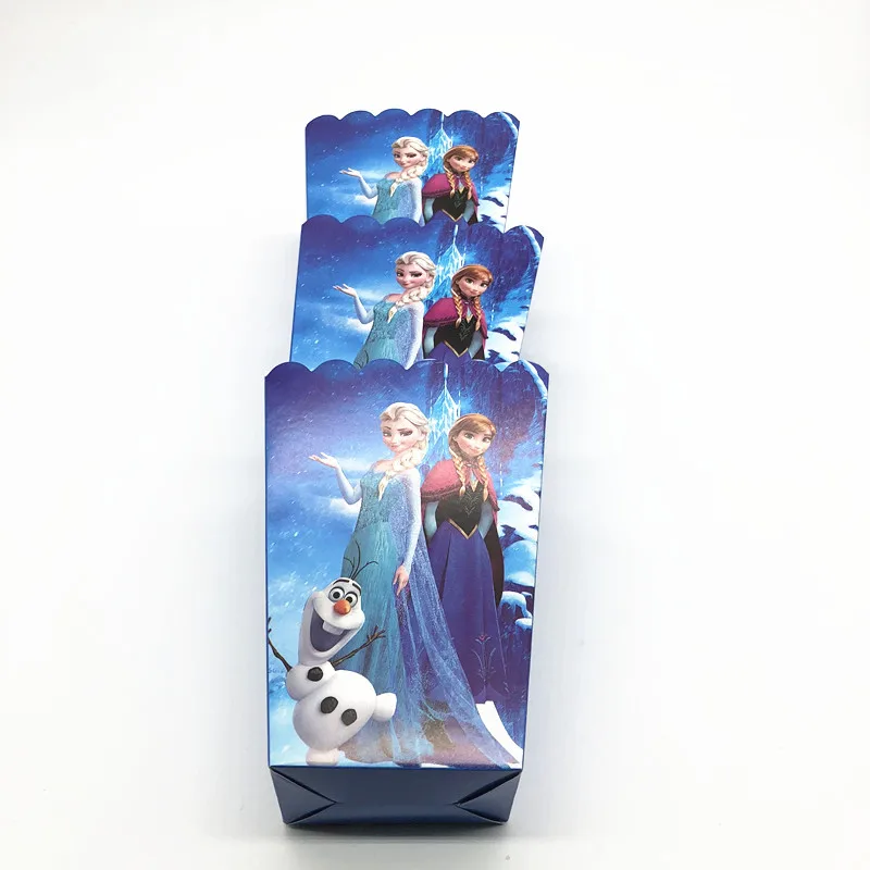 Коробка для попкорна Disney Frozen 6 штук 14*9*6 см Детские коробки на день рождения