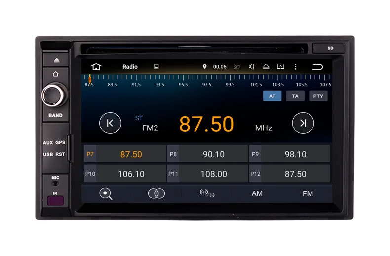 

Best 6.2 inch Android 10.0 system 173*98 2 Din Universal GPS Bluetooth Car Stereo WIFI Support DVR Steering Wheel Control