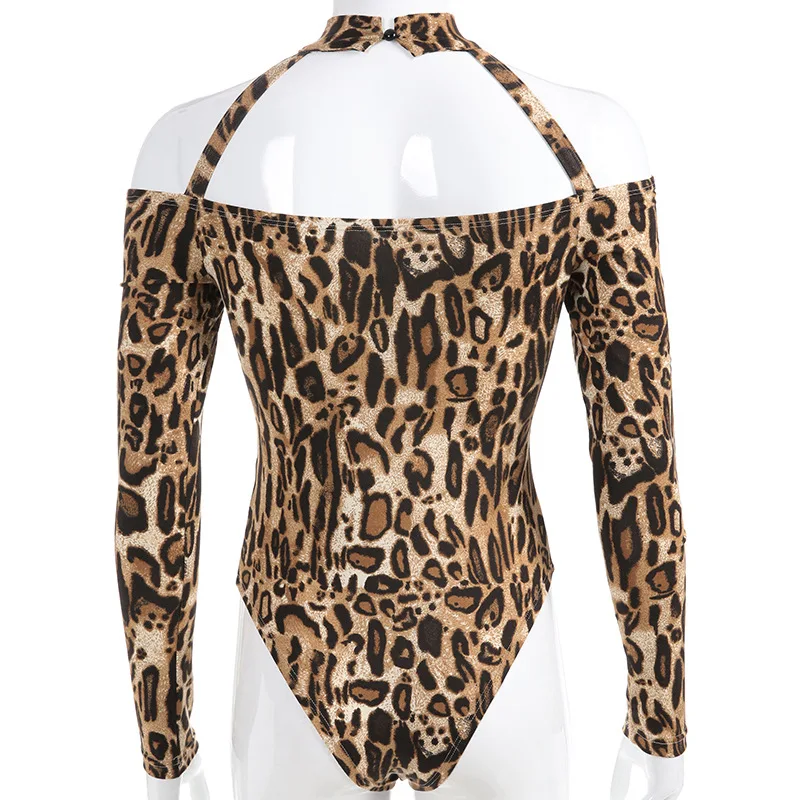 Европейский стиль, Леопардовый принт, боди с длинным рукавом, сексуальный женский костюм для ночного клуба, DJ Singe DS, вечерние костюмы для танцев на шесте, одежда для сцены