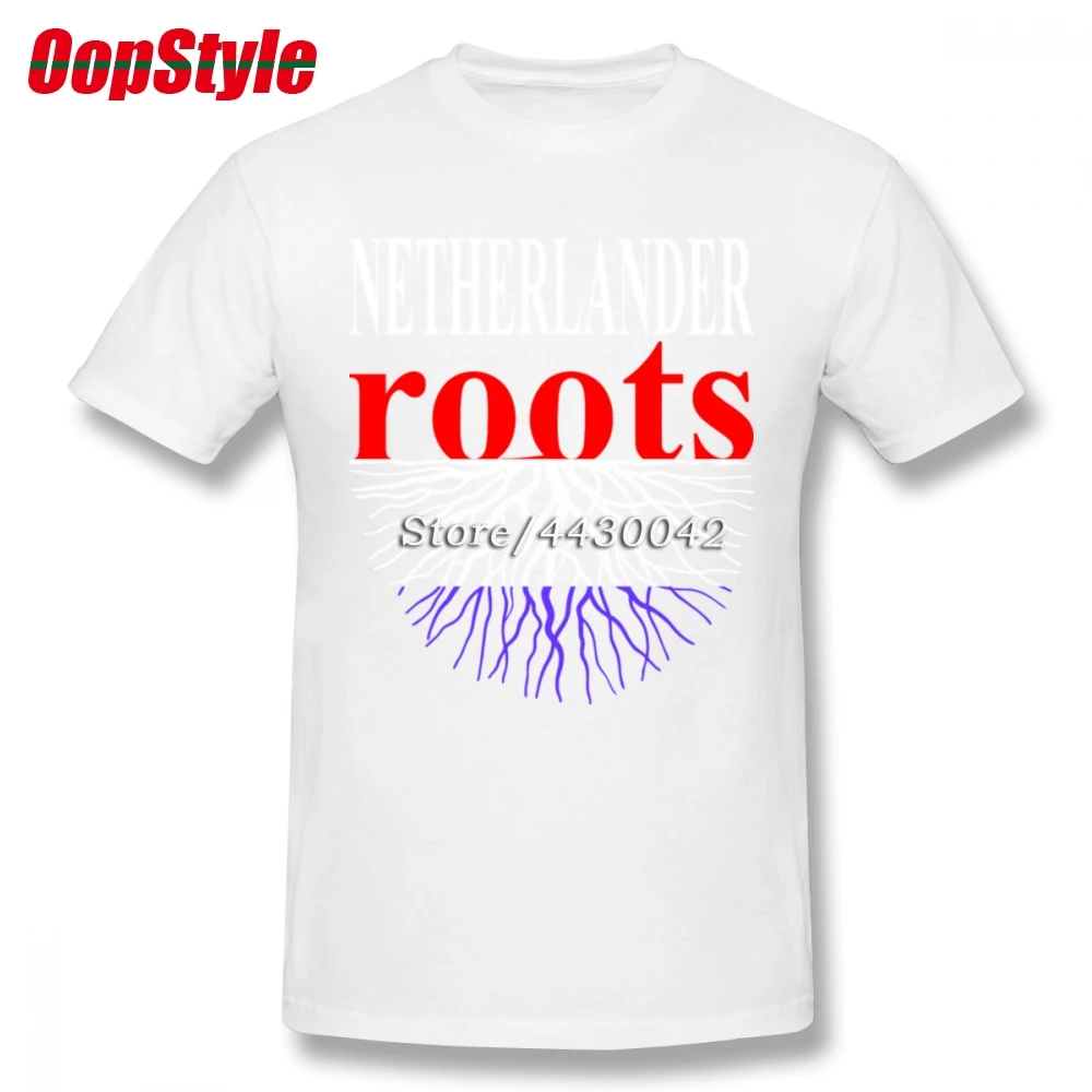 Мужская хлопковая футболка Netherlander Roots с флагом Нидерландов большие размеры 4XL 5XL
