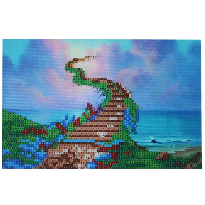 5d diy diamond painting cross stitch kit sky Road picture 3d drill mosaic pattern embroidery home decor gift | Дом и сад
