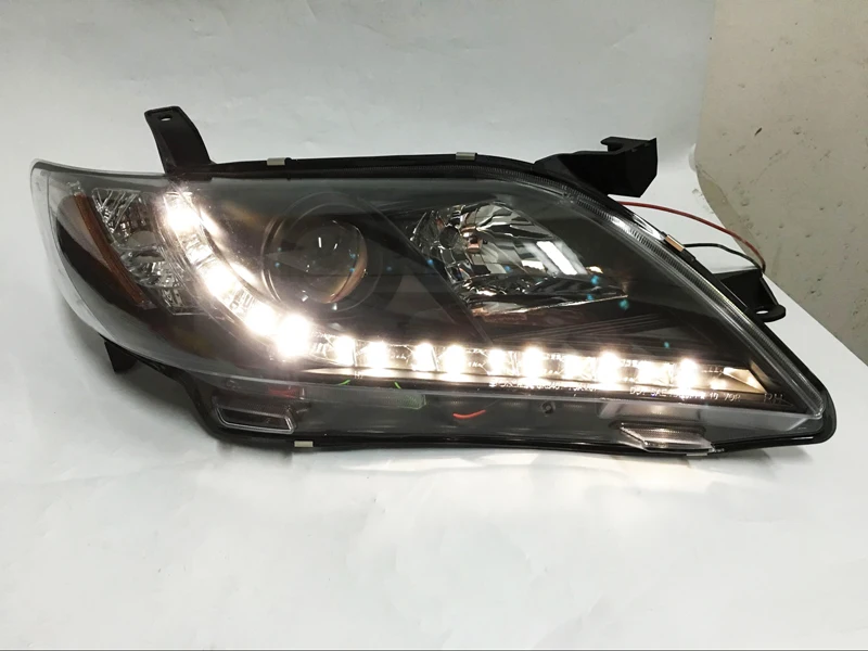 Для TOYOTA Camry светодиодный головной фонарь фары 2007 2008 2009 год с ксеноновыми дневными ходовыми огнями DRL поворотные огни