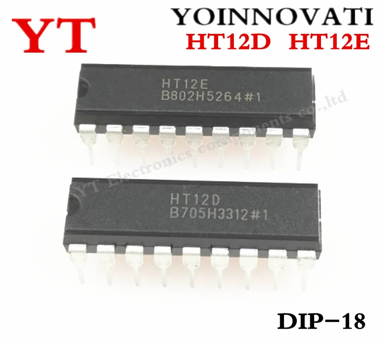 50 шт./лот 25 шт. HT12D и HT12E DIP18 HT 12D + 12E лучшего качества|lot lot| |