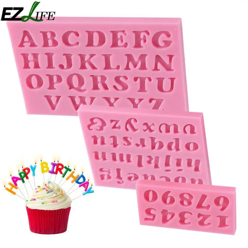 3 шт./компл. силиконовые формы алфавитные фигурки помадка Choacolate кондитерские