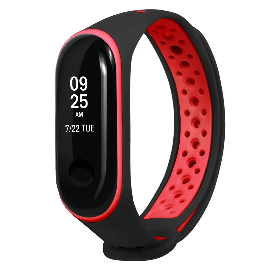 Ремешок спортивный силиконовый для Mi Band 3 браслет смарт часов Xiaomi 3|Ремешки часов|
