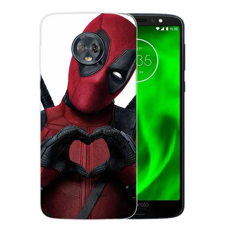 Силиконовый чехол-накладка для Motorola MOTO G5 G5S G6 E4 E5 Plus G4 Play X4 ривердейл чехол Marvel Hero
