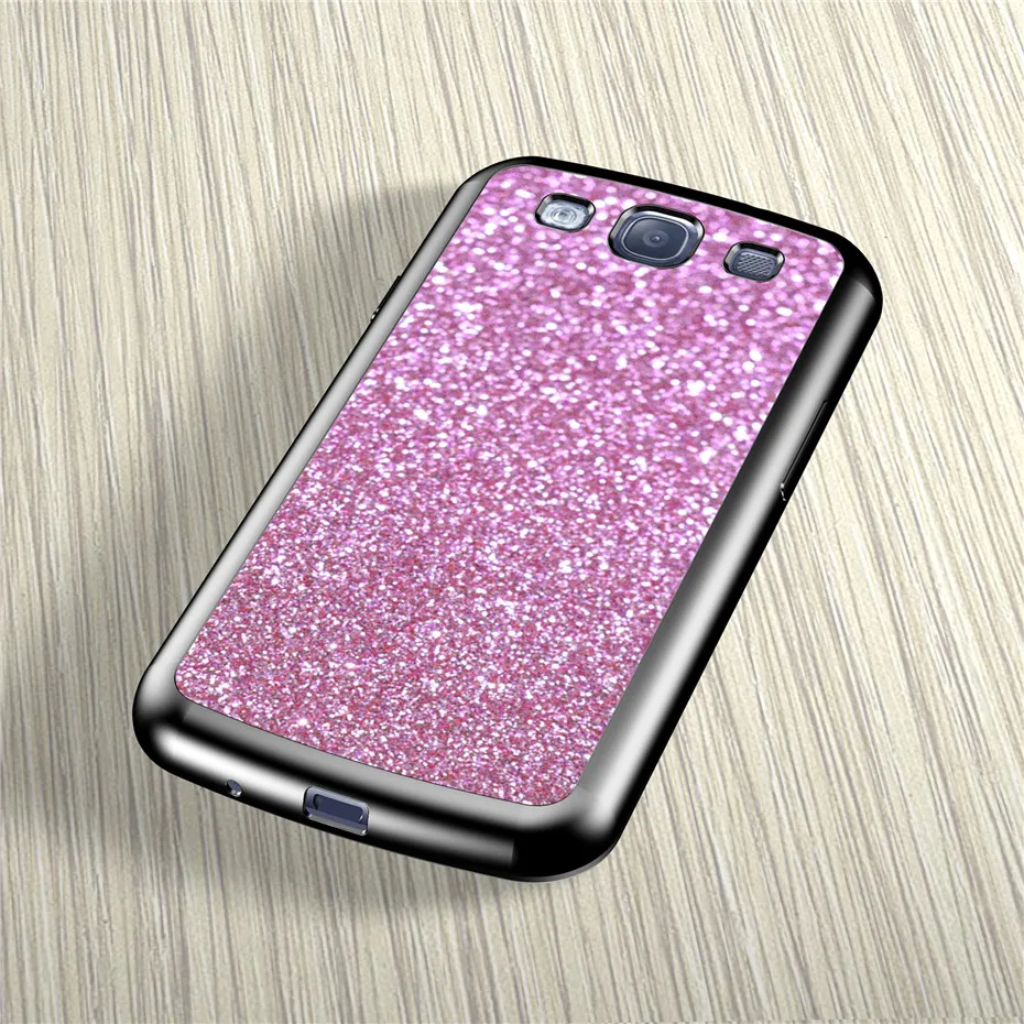 DAGUDON Full Cover Case For Samsung Galaxy S3 i9300 Luxury Shiny Glitter Silicone Neo Soft Phone cases |