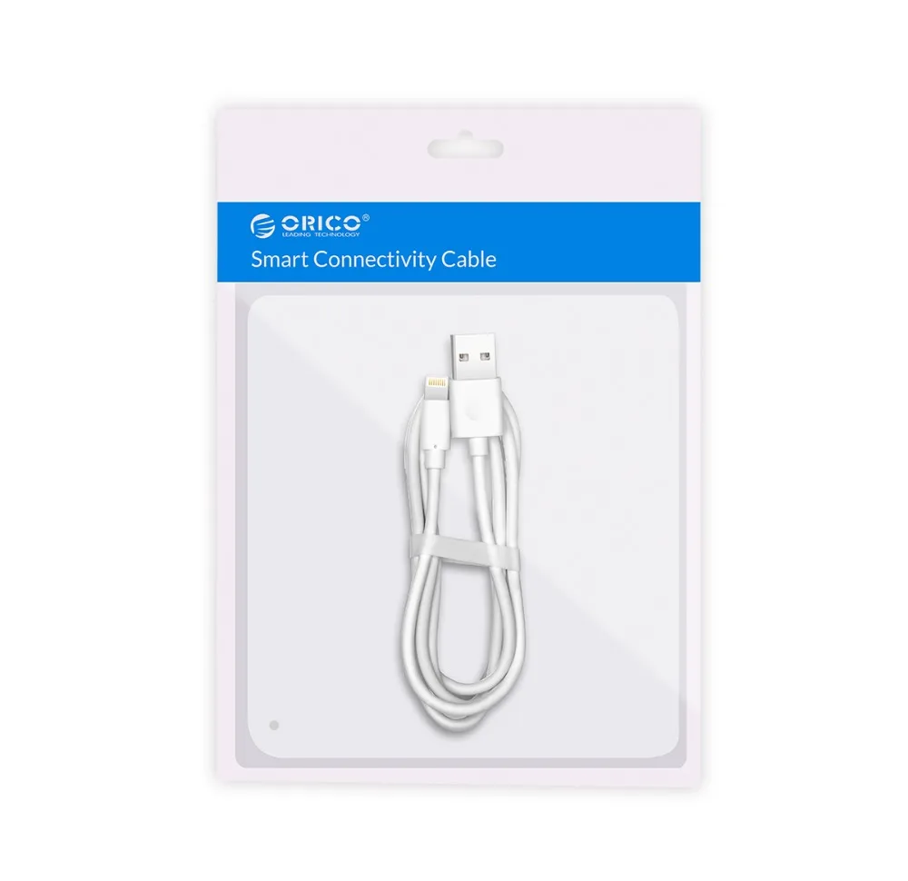 ORICO Премиум USB кабель для iPhone 8 освещение USB кабель для зарядки USB кабель для iPhone X 6 7 Plus iPad кабель для мобильного телефона 1 м