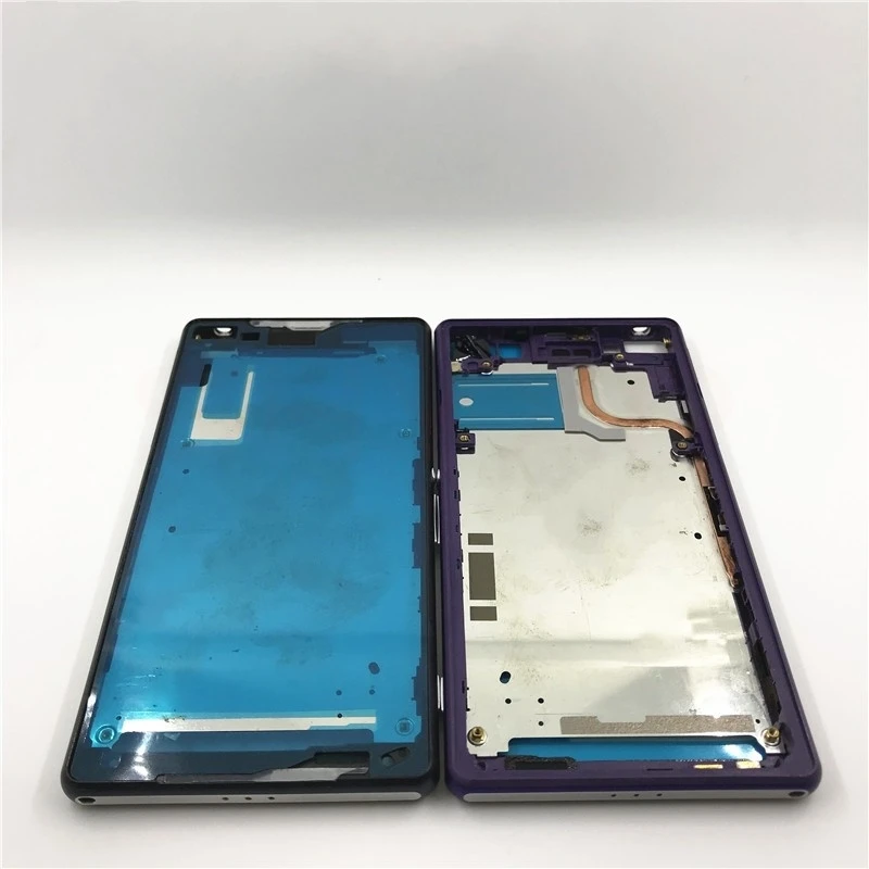 Передняя средняя рамка с крышкой батарейного отсека для Sony Xperia Z2 L50w D6503 D6502 полный