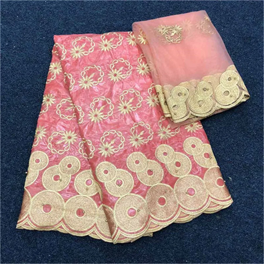 Кружевная ткань в нигерийском стиле bazin riche brocade 2019 Новая морская парча