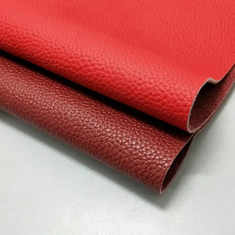

First Layer Ccowhide Hand made Diy Leather Cloth Wwine Red Leather Red Leather Fabric