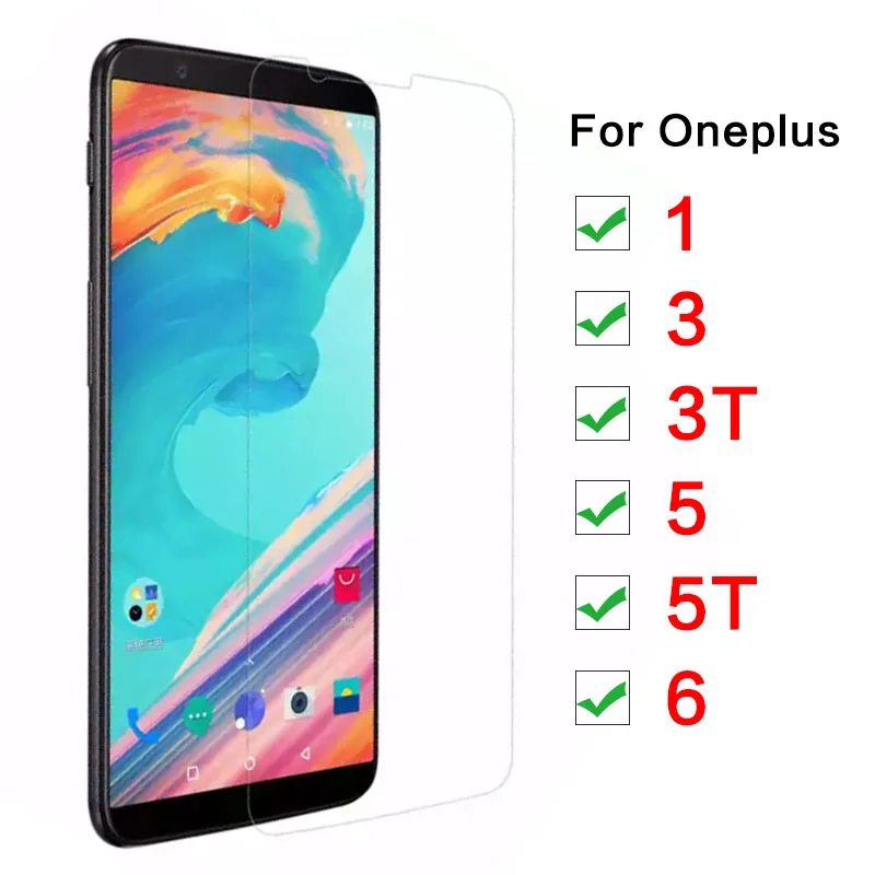 Защита экрана для Oneplus 5t One Plus 6 5 3 3t T 1 защитная пленка из закаленного стекла защита