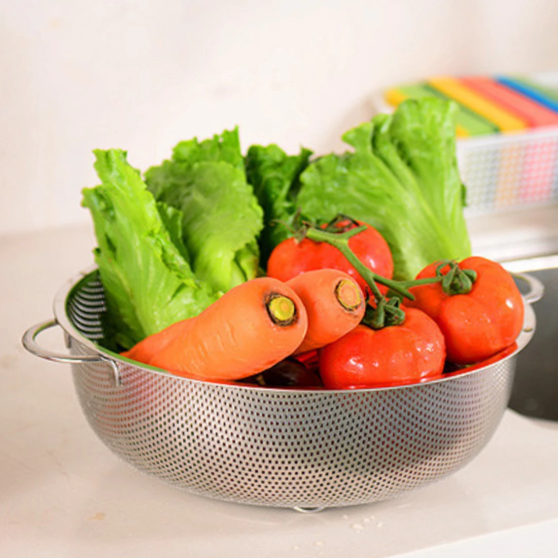 Кухонная разноцветная корзина TSSAAG из нержавеющей стали|sink basket|kitchen sink basketkitchen