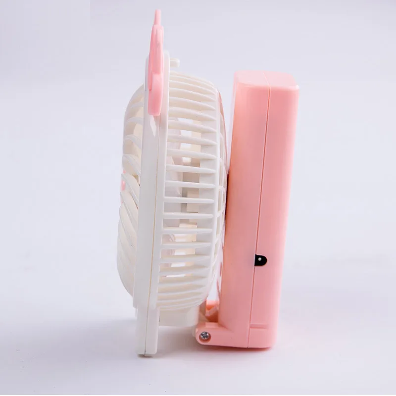 Миниатюрный мультяшный Ручной usb Электрический вентилятор складной