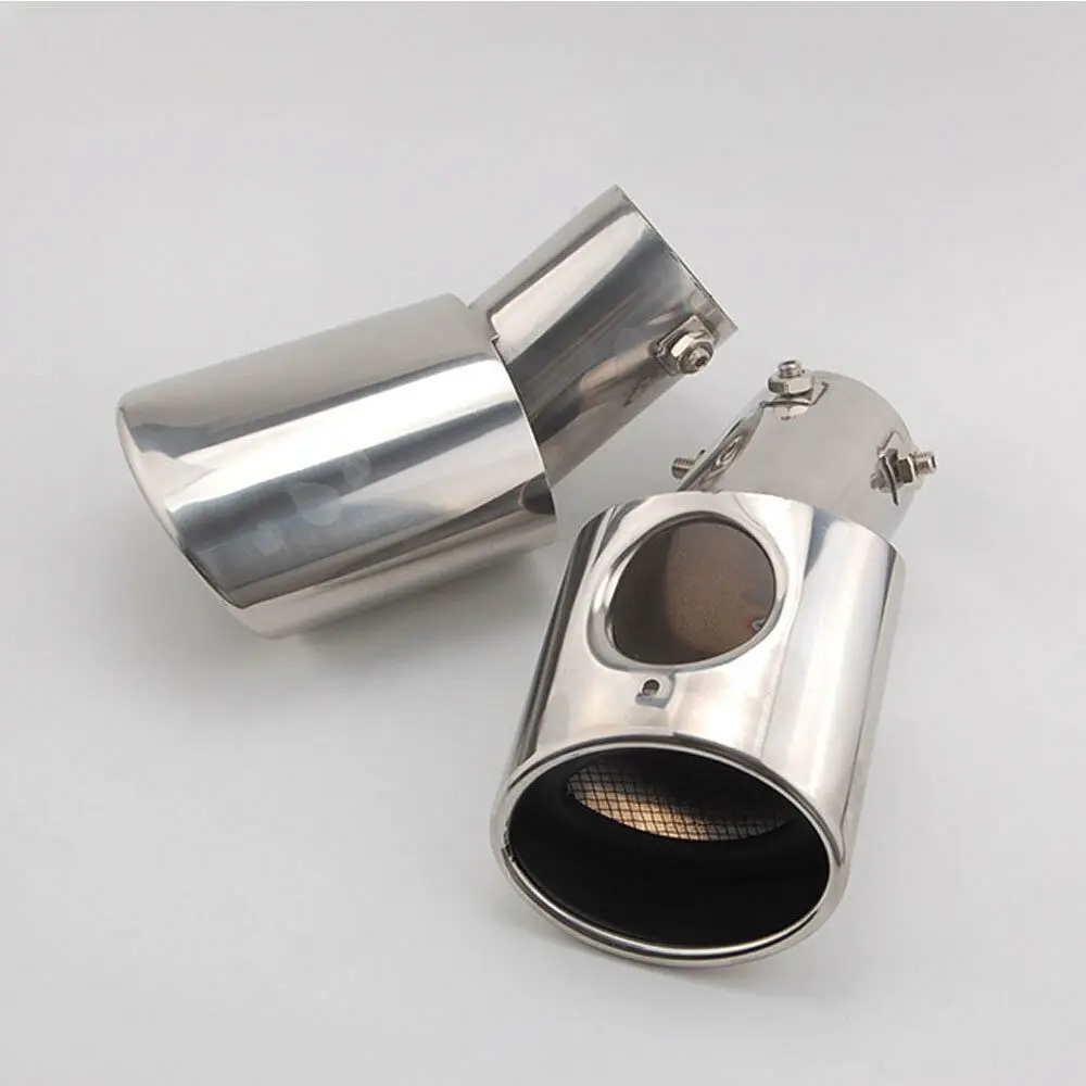 Наконечник глушителя выхлопной трубы из нержавеющей стали для Honda Civic 2016-2018 2 шт.