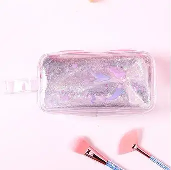 W Чехол для карандашей Kawaii estuche quicksand kalemlik с высокой вместительностью trousse scolaire stylo милые школьные принадлежности estuche escolar - Цвет: W