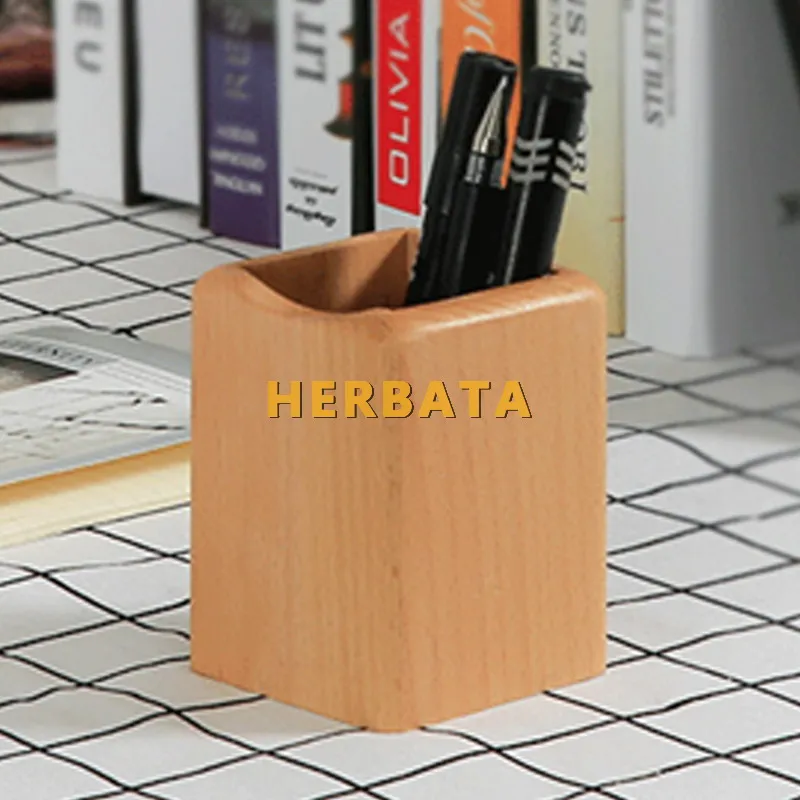 Многофункциональный креативный Настольный органайзер Bambo& Wood, держатель для карандашей, коробка для хранения, чехол, Квадратный Контейнер, держатель для ручек