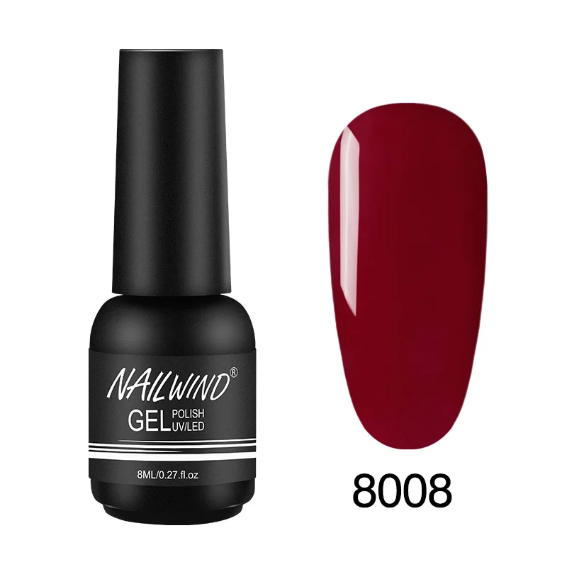 Гель nailwind лак для ногтей неоновый гель гибридные Лаки Полупостоянный лак для ногтей УФ основа верхнее покрытие 8 мл все для маникюра гель лак - Цвет: 8008